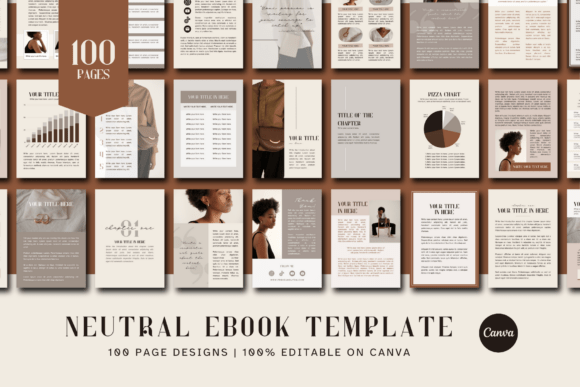 Download EBOOK Neutral Tones CANVA TEMPLATE - Neutral Collection
